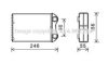 AVA QUALITY COOLING BW6426 Heat Exchanger, interior heating